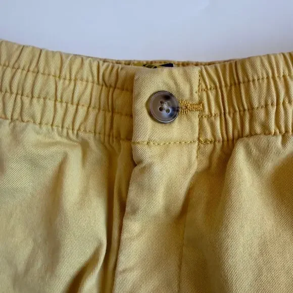 Polo Ralph Lauren Yellow Prepster Flex Abrasion Twill Shorts Boys 10 - Picture 6 of 11